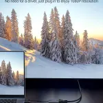 UGREEN HDMI to VGA Converter 25cm (Black)