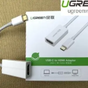 UGREEN USB-C إلى HDMI محول (أبيض)