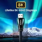 UGREEN HDMI A M/M Cable with Braided 0.50m 8K@60Hz/4K@120Hz