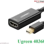 UGREEN Mini DP إلى HDMI محول 4K (أسود)