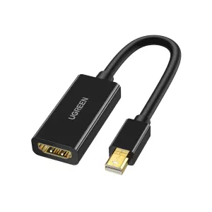 UGREEN Mini DP إلى HDMI محول 4K (أسود)