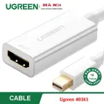 UGREEN Mini DP إلى HDMI محول 4K (أبيض)