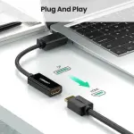 UGREEN DisplayPort to HDMI Female Converter 4K*2K 30Hz 25cm