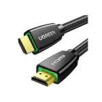 UGREEN كابل HDMI فاخر بضفيرة نايلون 1.5m 4K@60Hz HDMI V2.0 (أسود)
