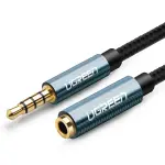 UGREEN 3.5mm Male to 3.5mm Female Extension Braid 1.5m (Black)