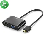 UGREEN HDMI إلى VGA + HDMI محول