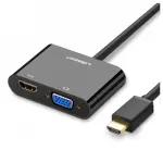 UGREEN HDMI إلى VGA + HDMI محول