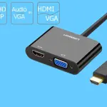 UGREEN HDMI to VGA + HDMI Converter