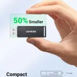UGREEN USB 3.0 إلى TF + SD قارئ بطاقات مزدوج (أسود)