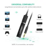 UGREEN Bluetooth مرسل مع 3.5mm ذكر كابل صوت