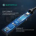 UGREEN Bluetooth مرسل مع 3.5mm ذكر كابل صوت