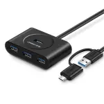 UGREEN USB 3.0 Hub with USB-C Port 1m (Black)