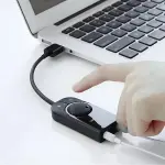 UGREEN USB External ستيريو Sound محول 15cm (أسود)