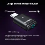UGREEN Bluetooth 5.3 & aptx Transmitter Audio Adapter