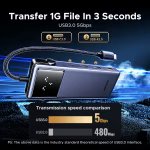 UGREEN USB-C إلى HDMI(4K@60Hz) +2*USB-A3.0+USB-C3.0+USB-A2.0+Gigabit RJ45+PD(100W)