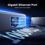 UGREEN USB-C إلى HDMI(4K@60Hz) +2*USB-A3.0+USB-C3.0+USB-A2.0+Gigabit RJ45+PD(100W)