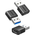 UGREEN USB-C أنثى إلى USB-A ذكر محول طقم 3-عبوة