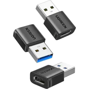 UGREEN USB-C أنثى إلى USB-A ذكر محول طقم 3-عبوة