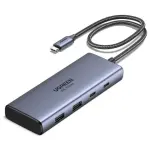 UGREEN 7-دخل-1 USB-C إلى 2*USB-A 3.2+2*USB-C 3.2+2*HDMI+PD منفذ محول