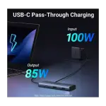 UGREEN 7-دخل-1 USB-C إلى 2*USB-A 3.2+2*USB-C 3.2+2*HDMI+PD منفذ محول