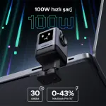 UGREEN Uno 100W 4-منفذ شاحن GaN سريع أوروبي