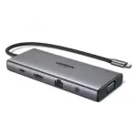 UGREEN 11-in-1 USB-C To 2xUSB-C 3.2+USB-A 3.2+USB-A 3.0+HDMI+VGA+RJ45 Gigabit+SD/TF+AUX3.5mm+PD Converter