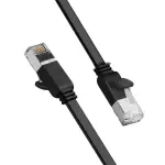 UGREEN Cat 6 U/UTP نحاس نقي إيثرنت كابل مسطح 1m (أسود)