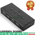 UGREEN 4-Port USB KVM Switch Box