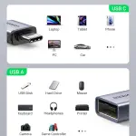 UGREEN USB-C 3.1 ذكر إلى USB 3.0 A أنثى OTG محول