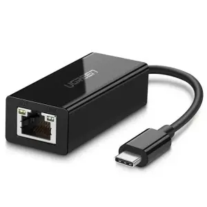 عرض UGREEN USB-C 3.1 GEN1 ذكر إلى Gigabit محول إيثرنت