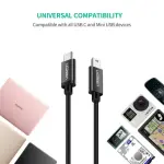 UGREEN USB -C 2.0 ذكر إلى Mini USB 5Pin ذكر كابل 1M