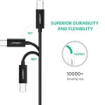UGREEN USB-C إلى USB-B 2.0 Printer كابل 2m (أسود)