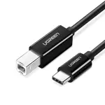 UGREEN USB-C إلى USB-B 2.0 Printer كابل 2m (أسود)