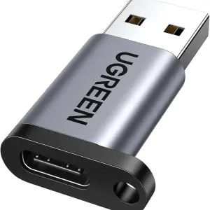 UGREEN USB-A 3.0 إلى USB-C محول (رمادي)