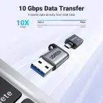 UGREEN USB-A 3.0 إلى USB-C محول (رمادي)