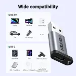 UGREEN USB-A 3.0 إلى USB-C محول (رمادي)