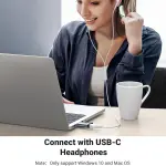 UGREEN USB-A 3.0 إلى USB-C محول (رمادي)