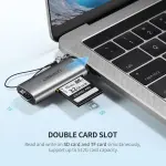 UGREEN USB-C3.0 قارئ بطاقات(TF+SD)