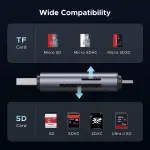 UGREEN USB-C/USB-A قارئ بطاقات