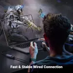 UGREEN USB Type C إلى 10/100/1000M محول إيثرنت (رمادي فضائي)