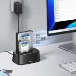 UGREEN USB 3.0 إلى SATA Dual-Bay Hard Drive Duplicator/Cloner EU