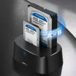 UGREEN USB 3.0 إلى SATA Dual-Bay Hard Drive Duplicator/Cloner EU