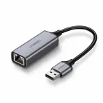 UGREEN USB إلى RJ45 محول إيثرنت غلاف ألمنيوم (رمادي فضائي)
