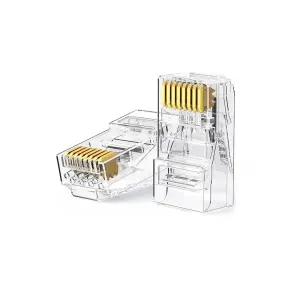 عرض UGREEN Cat 6 رؤوس RJ45 معيارية غير محمية 50-عبوة