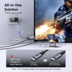 UGREEN USB-C إلى HDMI محول مع PD(100W)