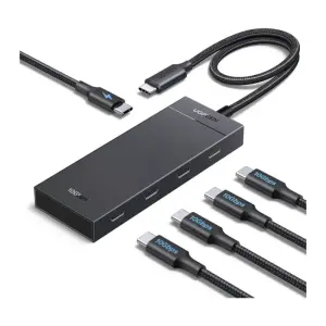 UGREEN 5-دخل-1 موزع USB-C USB-C إلى 4xUSB-C 3.2 موزع مع PD