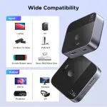 UGREEN USB-C+HDMI مبدّل 2 دخل 1 خرج