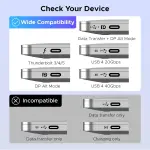 UGREEN USB-C+HDMI مبدّل 2 دخل 1 خرج