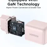UGREEN 20W شاحن USB-C GaN سريع أوروبي