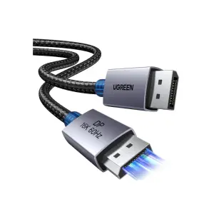 UGREEN DP Male to Male 16K Braided Cable 1M